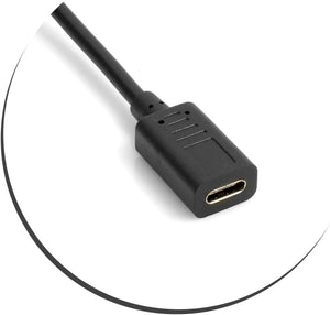 Cable System-S USB tipo C a USB tipo C, ángulo de 90 grados, 30 cm