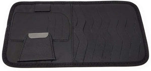 System-S 65749859 Porta carte per auto, organizer per aletta parasole per carte per permessi di parcheggio