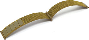 Cinturino in nylon da 23 mm per smartwatch Fitbit Versa 2 e 3 in verde