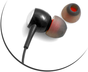System-S Headest Inear with a headphone volume volume control, 4-pin plug black
