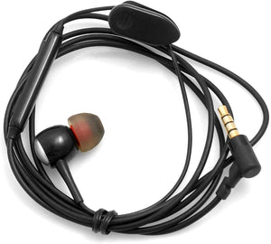 System-S Headest Inear with a headphone volume volume control, 4-pin plug black
