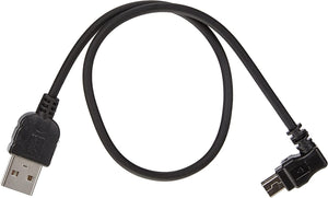 SYSTEM-S Cable USB 2.0 30 cm Mini B Hembra a Tipo A Macho Adaptador Angular para Garmin