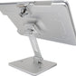 SYSTEM-S Tisch Halterung 360° Ständer abschließbar für Microsoft Surface Pro 8 13.0" Grau