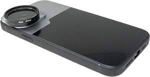 SYSTEM-S ND Filter Set 37 mm Neutral Density with Case and Bag for iPhone 14 Pro Max