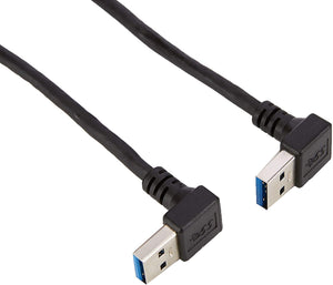 Cable System-S USB Tipo A 3.0 a USB Tipo A 3.0 en ángulo hacia arriba 59 cm