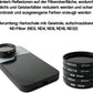 SYSTEM-S ND Filter Set 37 mm Neutral Density with Case and Bag for iPhone 14 Plus