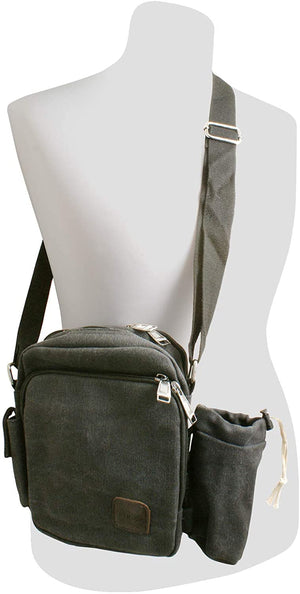 System-S Universal with cup holder shoulder bag, 26 cm, black