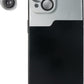 SYSTEM-S Makro Linse 30x Mikroskop Filter mit Hülle in Schwarz für iPhone 14