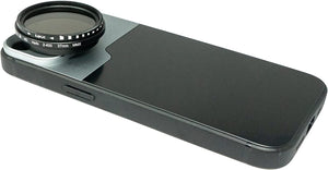 Filtro ND Vario 37 mm 2 a 4000 densità neutra con custodia per iPhone 14