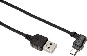 SYSTEM-S Cable USB 2.0 30 cm Mini B Hembra a Tipo A Macho Adaptador Angular para Garmin