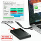SYSTEM-S USB 3.1 One Way Kabel 8 m Typ C Stecker zu Stecker Repeater in Schwarz