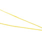 SYSTEM-S collar lanyard carrying strap with loop in yellow for smartphone MP3 player