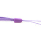 SYSTEM-S neck strap carrying strap with loop in purple for smartphone MP3 player
