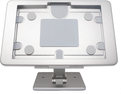 SYSTEM-S Tisch Halterung 360° Ständer abschließbar für Microsoft Surface Pro 8 13.0" Grau