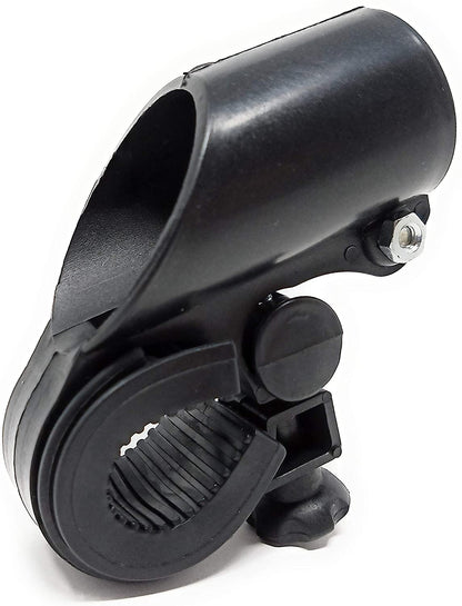 System-S Fahrrad Licht Halterung, schwarz, Befestigung Taschenlampen Halter