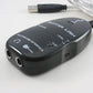 SYSTEM-S guitar interface 1 m 6.35 mm jack socket to socket & USB 2.0 plug adapter