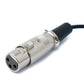 SYSTEM-S Audio Kabel 150cm Mini XLR 3 polig Stecker zu XLR 3 polig Buchse Schwarz