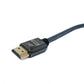 SYSTEM-S HDMI 2.1 Kabel 150 cm Typ A Stecker zu Micro Stecker geflochten Schwarz