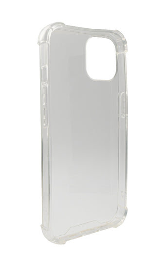 Coque de protection en silicone SYSTEM-S en coque transparente blanche pour iPhone 13