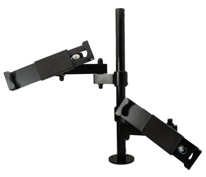 SYSTEM-S table stand dual 360° holder lockable for tablets from 8.0" to 11.0"