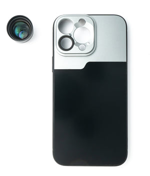 Obiettivo zoom Filtro teleobiettivo 3x con custodia nera per iPhone 13 Pro Max