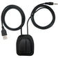 SYSTEM-S USB 2.0 und 3,5mm Klinke Kabel 60 cm für Rucksäcke Ladeanschluss Schwarz