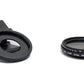 Filtre SYSTEM-S ND Vario 37 mm, objectif gris 2 à 400 avec clip pour smartphones en noir