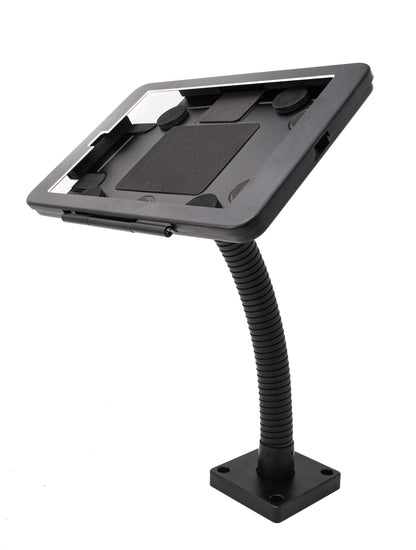 SYSTEM-S table stand 360° holder lockable flexible for iPad Mini 6 (2021) Black