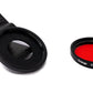Filtro de color SYSTEM-S color naranja lente de 37 mm con clip para smartphones en negro