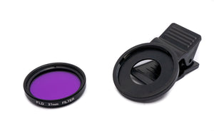 Filtre FLD SYSTEM-S Objectif fluorescent 37 mm à visser pour la photographie en noir