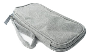 SYSTEM-S protective bag padded waterproof bag case in grey for power bank headphones