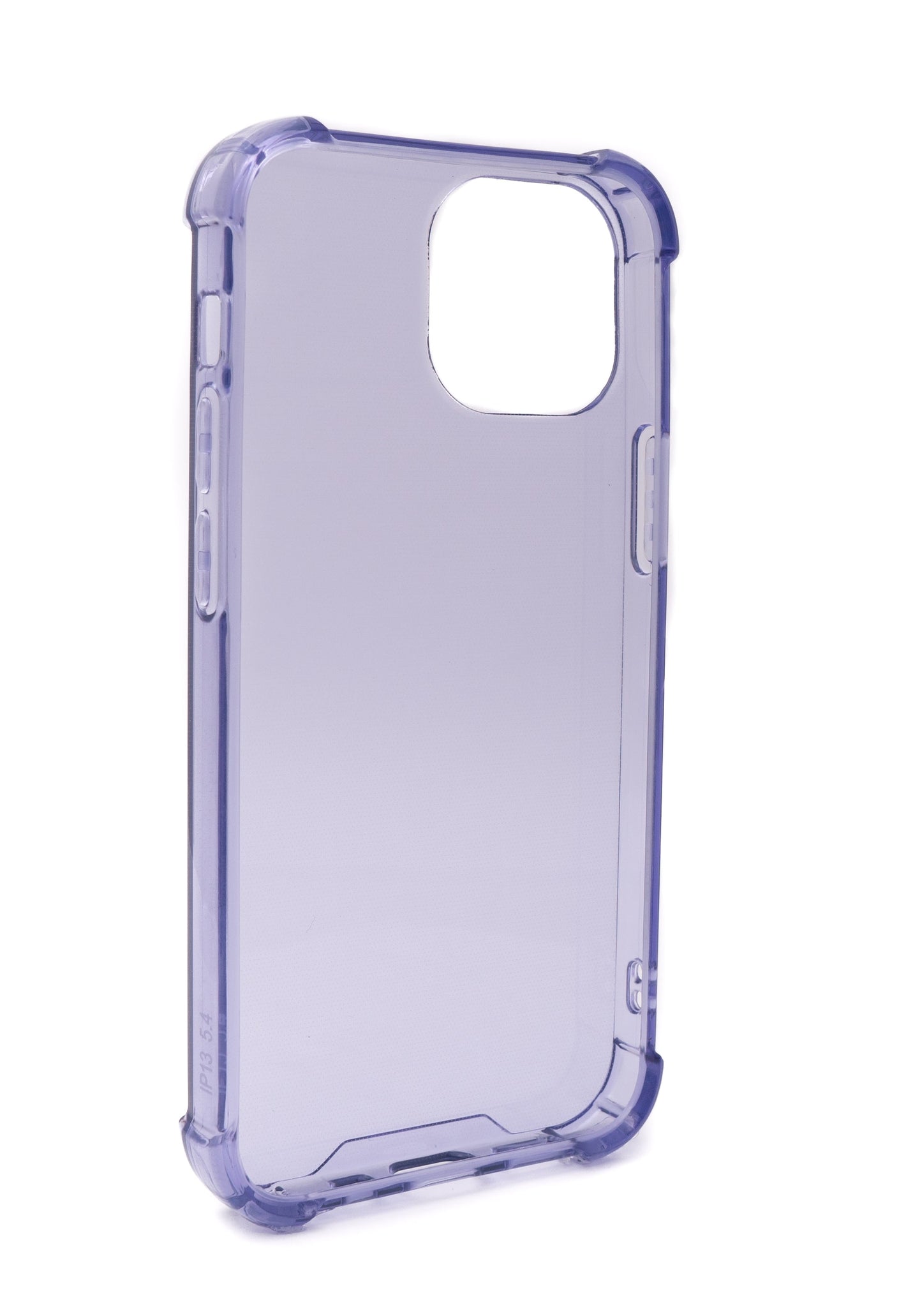 Coque de protection en silicone SYSTEM-S en coque transparente violette pour iPhone 13 Mini