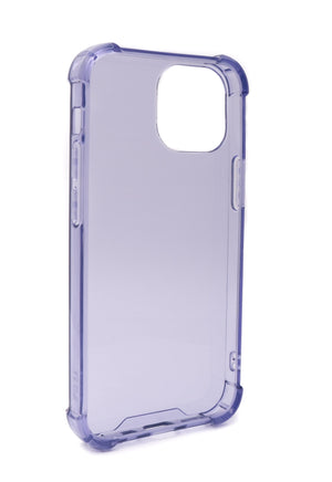 Custodia protettiva in silicone viola trasparente per iPhone 13 Mini