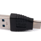 SYSTEM-S USB 3.1 Adapter Typ C Stecker zu 3.0 Typ A Stecker Kabel in Schwarz