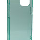 SYSTEM-S Silicone Protective Case in Green Transparent Case for iPhone 13 Mini