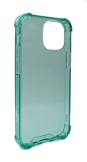 Custodia protettiva in silicone verde trasparente per iPhone 13 Mini