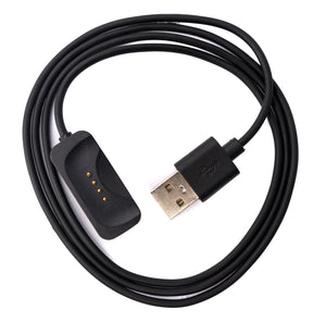 SYSTEM-S USB 2.0 Kabel 100 cm Ladekabel für Oppo Watch 2 Smartwatch in Schwarz