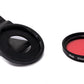 Filtro de color SYSTEM-S color rosa de lente de 37 mm con clip para smartphones en negro