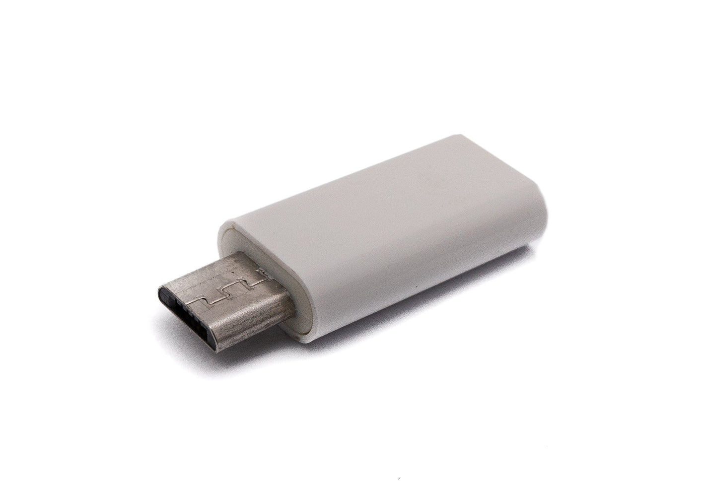 Adattatore USB 3.1 tipo C femmina a cavo 2.0 Micro B maschio di colore bianco