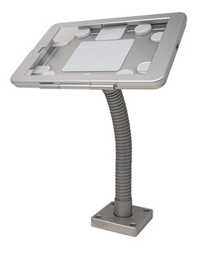 Support de table SYSTEM-S support 360° verrouillable flexible pour iPad Mini 6 (2021) gris