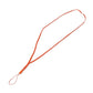 SYSTEM-S 5x Halsband Umhängeband Trageband in Orange für Smartphone MP3 Player