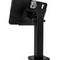 Soporte de pared para mesa de 360° SYSTEM-S con cerradura para iPad Mini 6 (2021) en negro