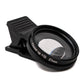 Juego de lentes macro SYSTEM-S Kit de filtros para primeros planos con zoom y bolsa con clip en negro