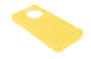 Coque de protection en silicone SYSTEM-S en coque transparente jaune pour iPhone 13 Mini