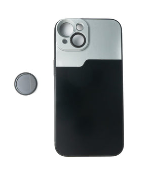 CPL Filter Circular Polarizer Lens with Case in Black for iPhone 13