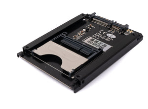 SYSTEM-S CFast Card Adapter 2.5 to SATA 22Pin to 2x USB 3.0 2.0 Type A connector for HDD SSD