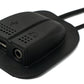 SYSTEM-S USB 2.0 und 3,5mm Klinke Kabel 60 cm für Rucksäcke Ladeanschluss Schwarz