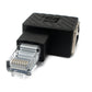SYSTEM-S LAN Adapter RJ45 Stecker zu Buchse Winkel Ethernetadapter Kabel linksgewinkelt