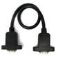 SYSTEM-S HDMI cable 30 cm 1.4 female to female screw in black