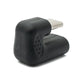 SYSTEM-S USB 3.1 U Turn 180° Adapter Typ C Buchse zu Stecker Kabel in Schwarz